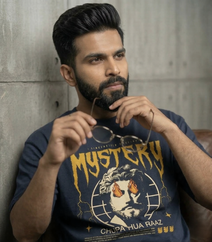 Mystery Unisex Graphic Oversized T-Shirt | For Men and Women