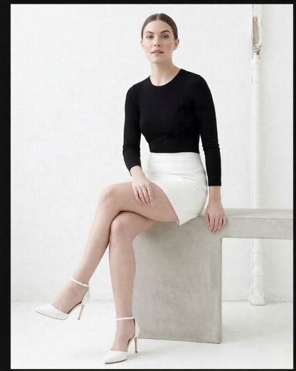 White Mini Skirt For Women | Premium Skirt For Women